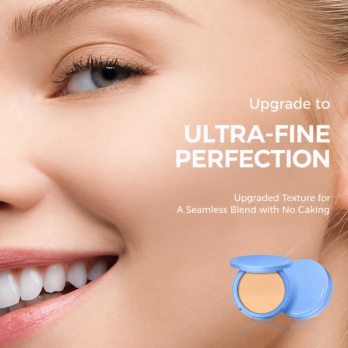 Waterproof Matte Oil-Control Pressed Powder